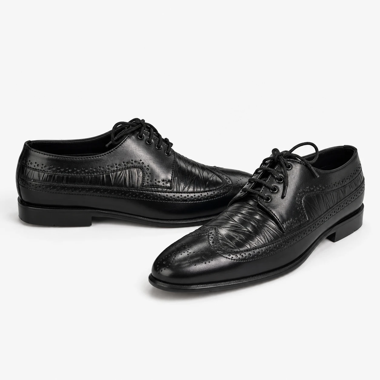 Handmade Black Dress Shoes for Men – Wahid Shoes - Image 3