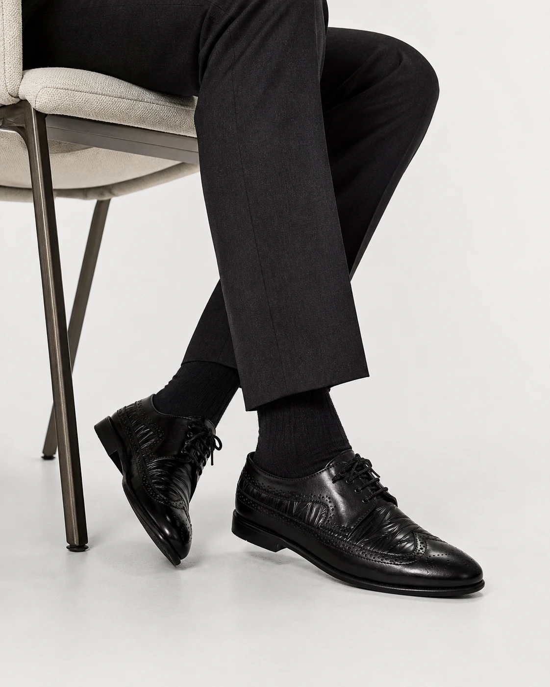 Handmade Black Dress Shoes for Men – Wahid Shoes - Image 5