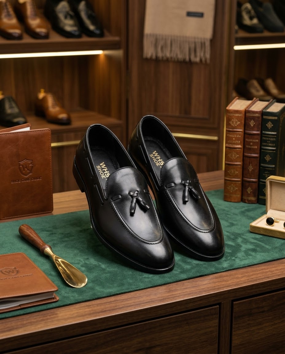 Premium Leather Smart Casual Lace-Up Shoes - Image 2