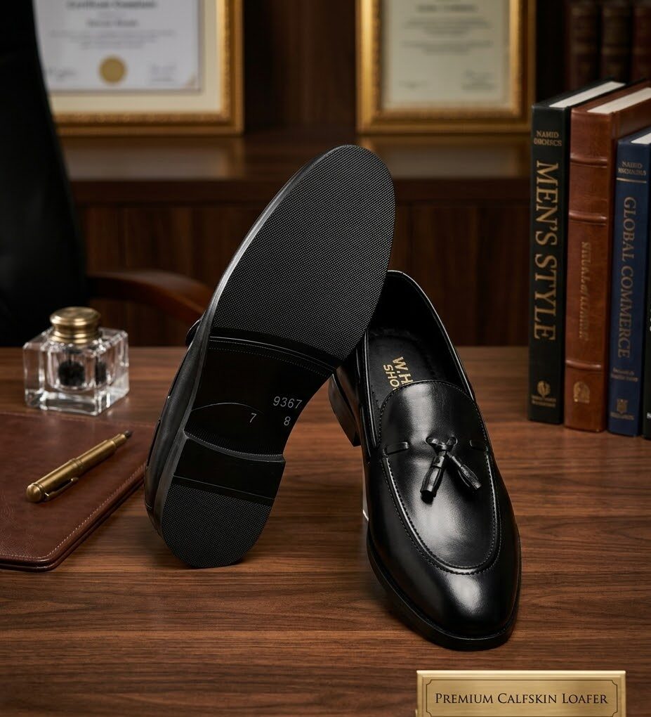 Premium Leather Smart Casual Lace-Up Shoes